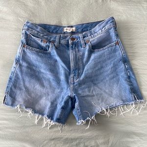 Madewell Relaxed Denim Mid-Length Shorts